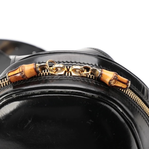 Vintage 2000s y2k Gucci backpack black leather - Picture 14 of 16